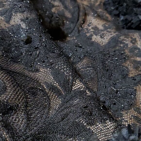 VINTAGE Blutique Black Beaded Jacket - Picture 2 of 11